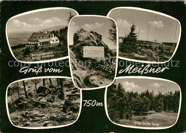 Hessisch Lichtenau Berggasthaus Hoher Meissner Sender Sees