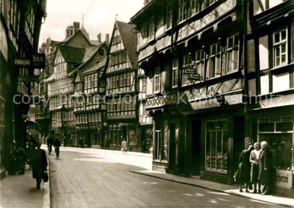 Hann. Muenden Lange Strasse Altstadt Fachwerkhäuser