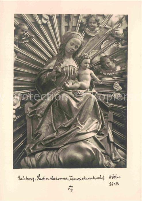 Salzburg Oesterreich Pacher Madonna Franziskanerkirche