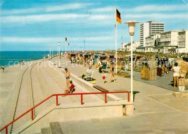 Norderney Nordseebad Strandpromenade Kaiserstrasse
