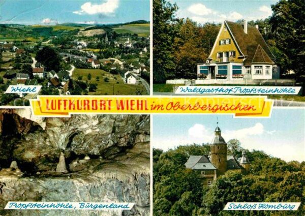 Wiehl Oberbergischer Kreis Panorama Waldgasthof Tropfsteinhöhle Bu