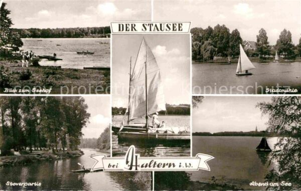 Haltern See Seehof Stadtmühle Steverpartie Abend am
