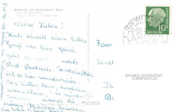 Daun Eifel Fliegeraufnahme Gemündener Maar – Bild 2