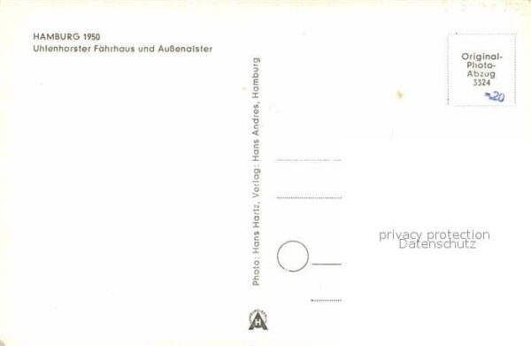 Hamburg Uhlenhorster Fährhaus Außenalster – Bild 2