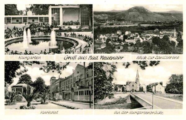 Bad Neuenahr-Ahrweiler Kurgarten Kurhotel Kurgartenbrücke Land