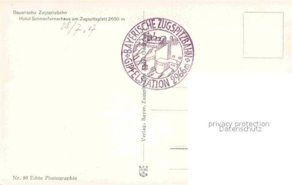 Zugspitze Zugspitzbahn Hotel Schneefernerhaus Zug – Bild 2