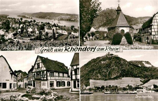 Rhoendorf Kapelle Drachenfels Cafe Profittlich Dr