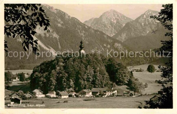 Ruhpolding Kirche Alpen