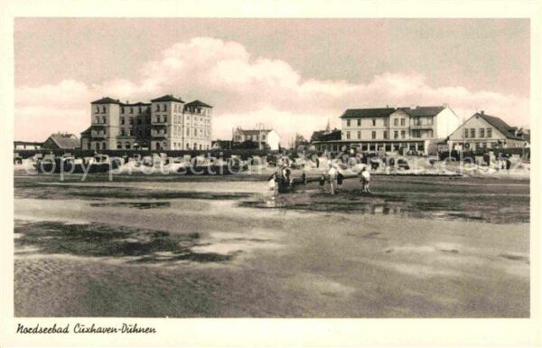 Cuxhaven Duhnen Nordseebad Ebbe Strand