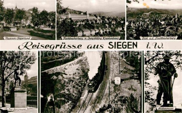 Siegen Westfalen Hüttenmann Bergmann Dampflok