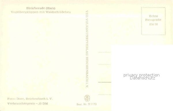 Bleicherode Vogelbergklippen Waldschlösschen – Bild 2