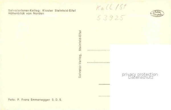 Kall Salvatorianer Kolleg Kloster Steinfeld – Bild 2