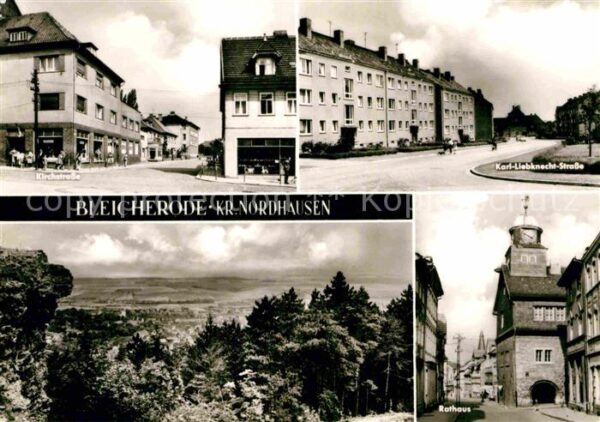 Bleicherode Kirchstraße Karl Liebknecht Straße Rath