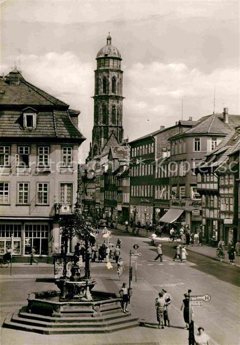 Goettingen Niedersachsen Gänseliesel Weender Straße