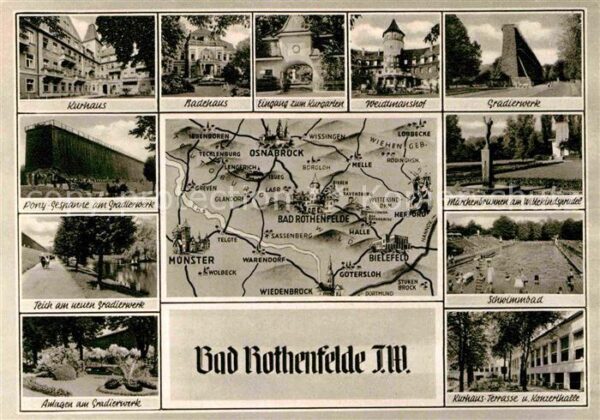 Rothenfelde Bad Schwimmbad Kurhaus Gradierwerk