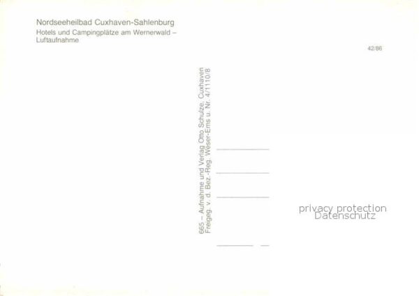 Sahlenburg Hotels Campingplätze Wernerwald – Bild 2