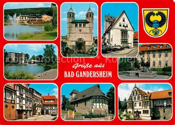 Bad Gandersheim Stadtansichten Stadttor Fachwerkhäuser