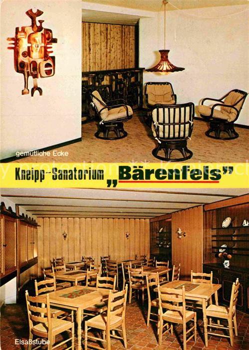 Weiskirchen Schwarzwald Kneipp Sanatorium Bärenfels