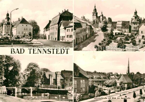 Bad Tennstedt Rathaus Marktplatz Brückentor Glunkerba