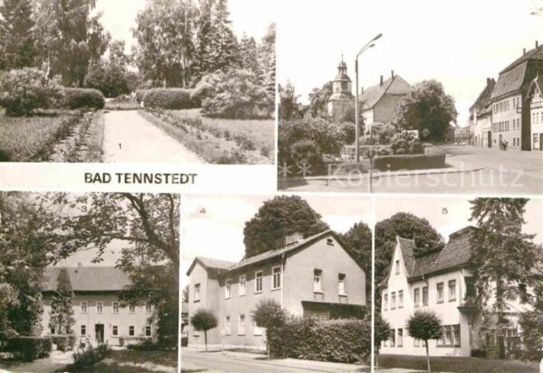 Bad Tennstedt Kurpark Rathaus Badehaus Haus der Freun
