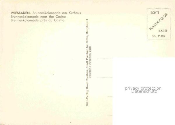 Wiesbaden Brunnenkolonnade Kurhaus – Bild 2