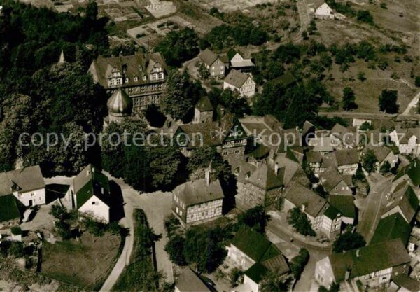 Friedewald Westerwald Fliegeraufnahme Schloss Sozialakademie