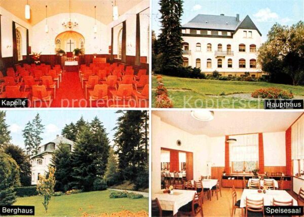 Geisweid Kapelle Haupthaus Berghaus Speisesaal