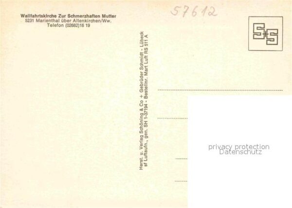 Marienthal Westerwald Fliegeraufnahme Wallfahrtskirche zur Sc – Bild 2