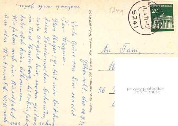 Elkenroth Erbacher Brücke Abtei Marienstatt Fuchs – Bild 2