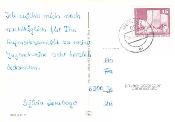 Jena Thueringen Carl Zeiss Platz Stadtkirche Interhotel – Bild 2