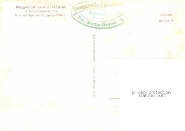 Garmisch-Partenkirchen Berggasthof Eckbauer – Bild 2