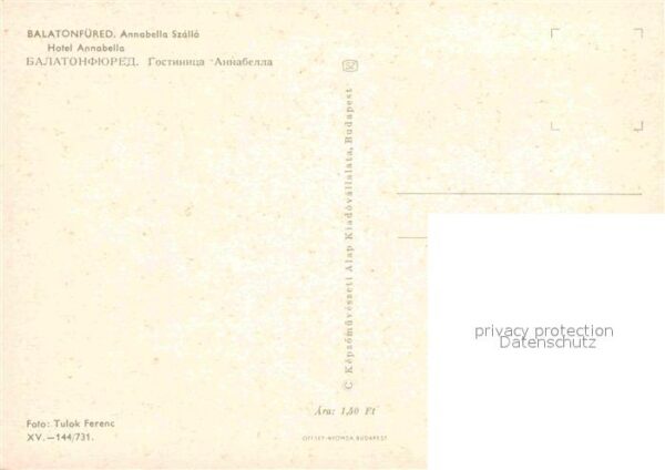 Balatonfuered Hotel Annabella – Bild 2