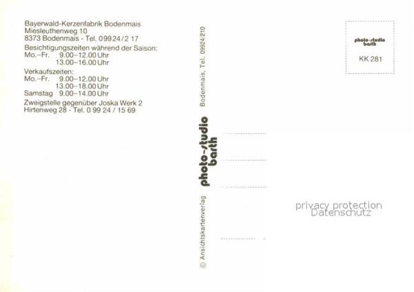 Bodenmais Bayernwald Kerzenfabrik – Bild 2