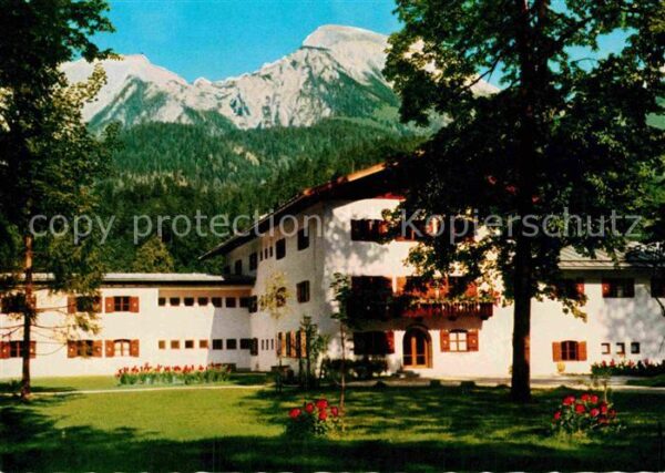 Schoenau Berchtesgaden Eisenbahner Erholungsheim Haus Hubertus