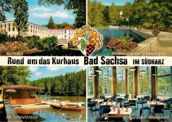 Bad Sachsa Harz Kurhaus Schmelzteich Kurhausrestaurant