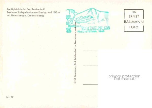 Bad Reichenhall Predigtstuhlbahn Rasthaus Schlegelmulde – Bild 2