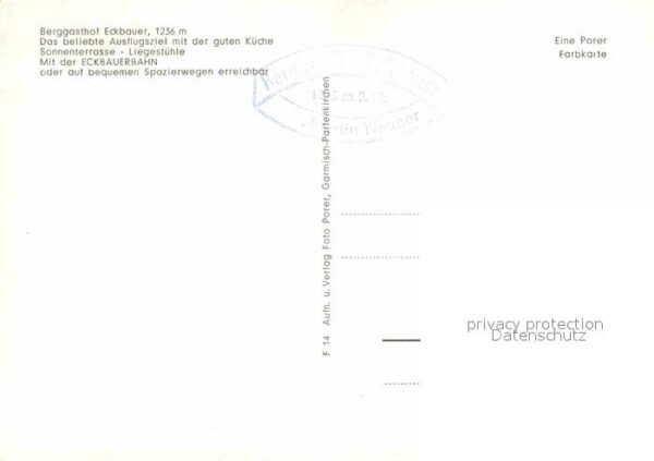 Garmisch-Partenkirchen Berggasthof Eckbauer – Bild 2