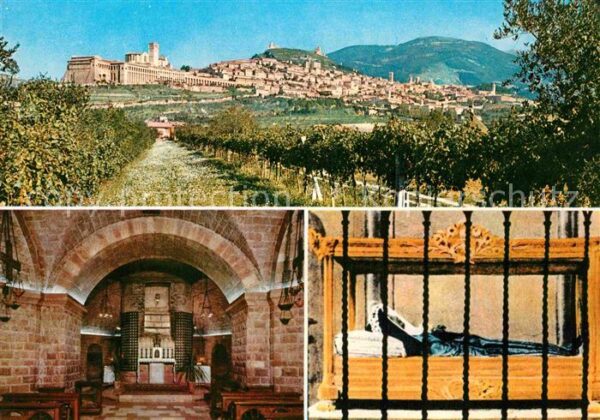 Assisi Umbria Grab des Heiligen Franziskus und der He