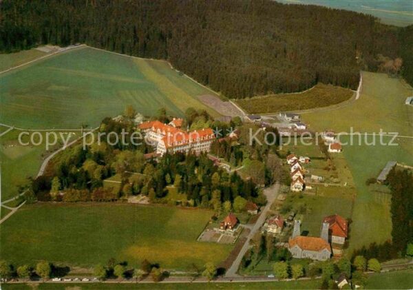 Bad Duerrheim Fliegeraufnahme Kurheim der Bundesbahn