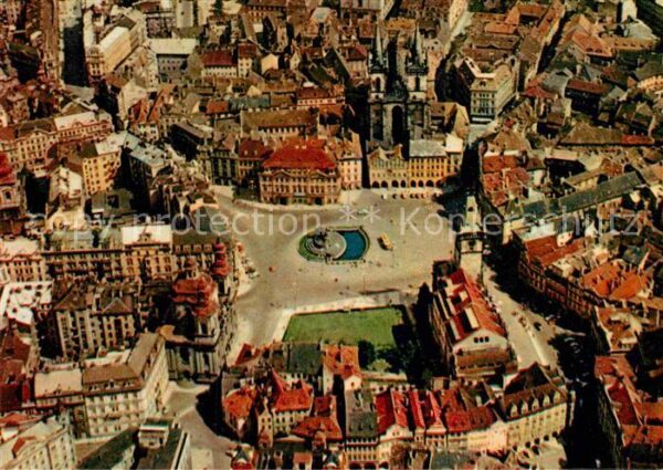 Praha Prahy Prague Fliegeraufnahme Altstädter Ring