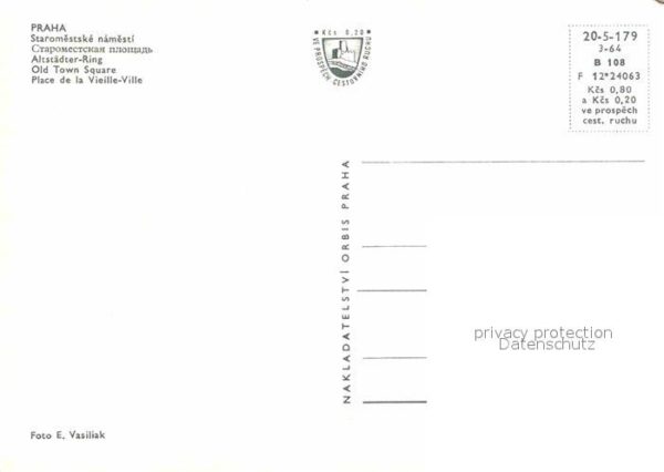 Praha Prahy Prague Fliegeraufnahme Altstädter Ring – Bild 2