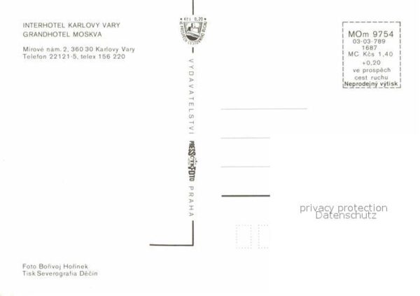 Karlovy Vary Grandhotel Moskva – Bild 2