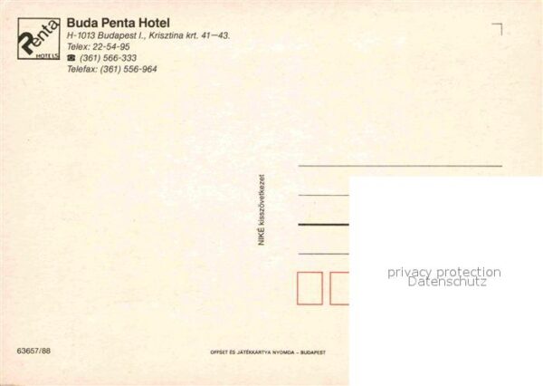 Budapest Buda Penta Hotel – Bild 2