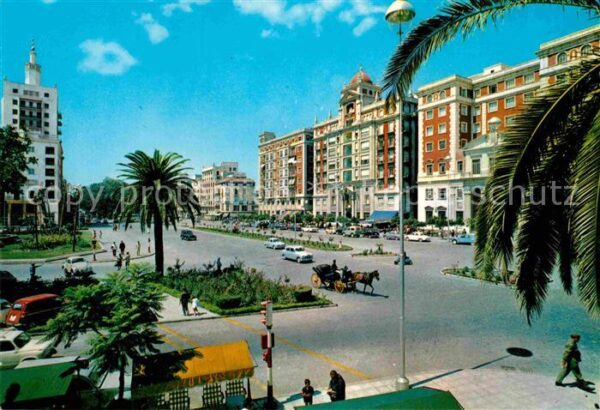 Malaga Andalucia Teilansicht