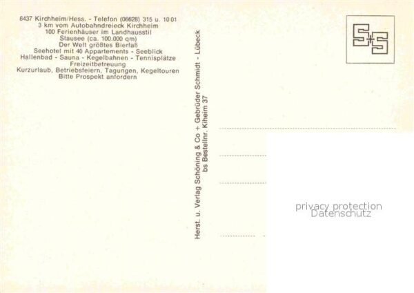 Kirchheim Hessen See Park Ferienhaus Im Fass Reception – Bild 2