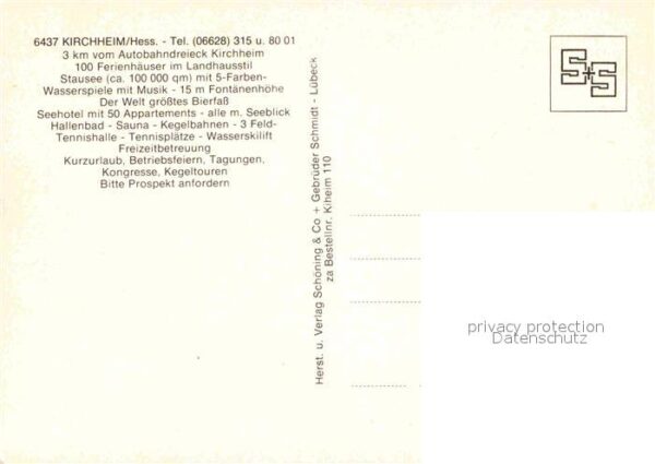 Kirchheim Hessen Fliegeraufnahme See Park Wasserballett – Bild 2
