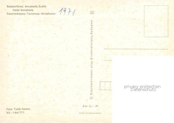 Balatonfuered Hotel Annabella – Bild 2