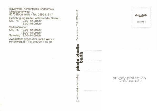 Bodenmais Bayerwald Kerzenfabrik – Bild 2