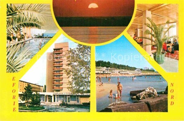 Eforie Nord Sonnenuntergang Hotel Strand