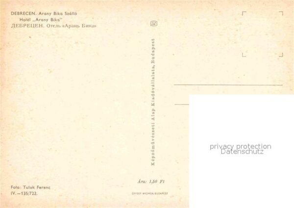 Debrecen Debrezin Hotel Arany Bika – Bild 2